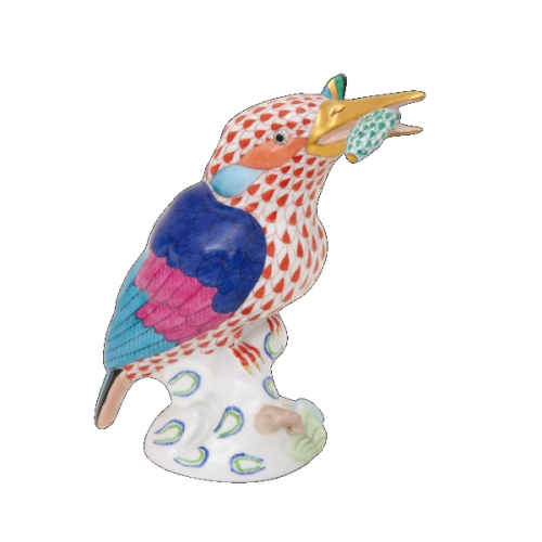 STATUETĂ KINGFISHER WITH FISH