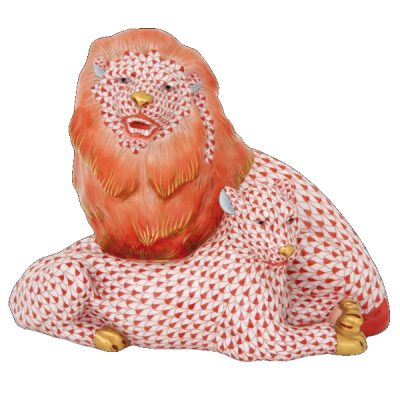 STATUETĂ PAIR OF LIONS