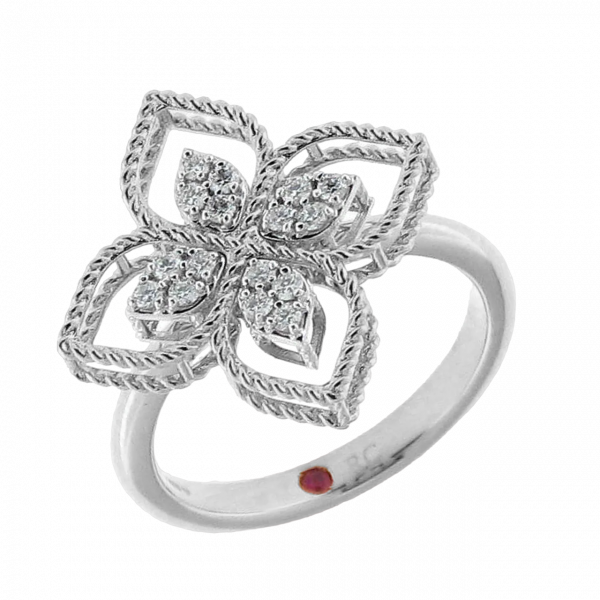 КОЛЬЦО  ROBERTO COIN PRINCESS FLOWER 