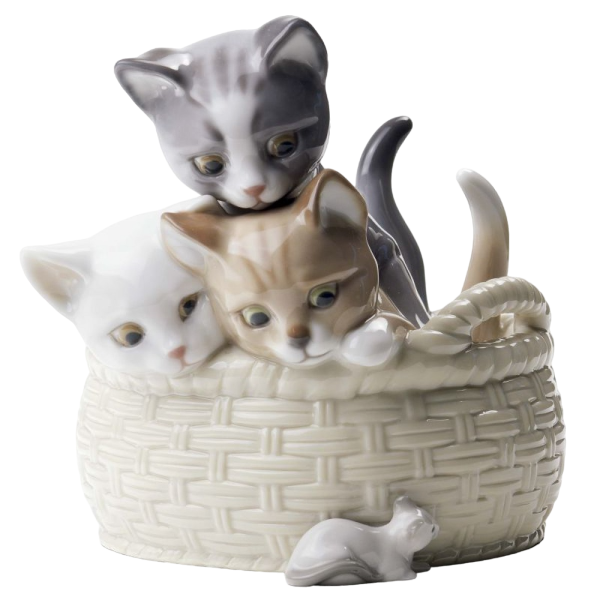 STATUETĂ CURIOUS KITTENS