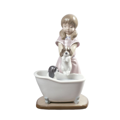 STATUETĂ BATHING MY PUPPIES