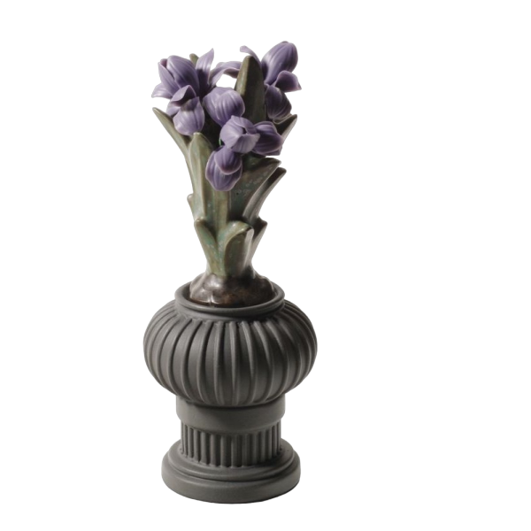 STATUETĂ LILY FLOWERS POT FOR WARRIOR BOY FIGURINE